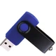 Флешка пластиковая на 16 Гб Twist Color Mix USB 3.0, синяя / черная - фото № 2