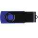 Флешка пластиковая на 16 Гб Twist Color Mix USB 3.0, синяя / черная - фото № 3