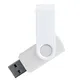 Флешка пластиковая на 16 Гб Twist Color USB 3.0, белая - фото № 1