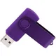 Флешка пластиковая на 16 Гб Twist Color USB 3.0, фиолетовая - фото № 2