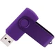 Флешка пластиковая на 16 Гб Twist Color USB 3.0, фиолетовая - фото № 2