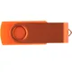 Флешка пластиковая на 16 Гб Twist Color USB 3.0, оранжевая - фото № 3