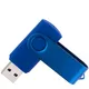 Флешка пластиковая на 16 Гб Twist Color USB 3.0, синяя - фото № 2