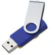 Флешка пластиковая на 16 Гб Twist Mix USB 2.0, синяя / желтая - фото № 2