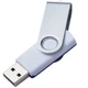 Флешка пластиковая на 16 Гб Twist Mix USB 3.0, белая / фиолетовая - фото № 3