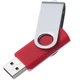 Флешка пластиковая на 16 Гб Twist Mix USB 3.0, белая / красная - фото № 2