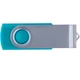 Флешка пластиковая на 16 Гб Twist USB 2.0, бирюзовая - фото № 3