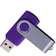 Флешка пластиковая на 16 Гб Twist USB 3.0, фиолетовая - фото № 2