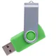 Флешка пластиковая на 16 Гб Twist USB 3.0, салатовая - фото № 1
