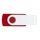 Флешка пластиковая на 16 Гб Twist White Color USB 2.0, красная / белая - фото № 3