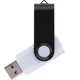 Флешка пластиковая на 16 Гб Twist White Color USB 3.0, белая / черная - фото № 1