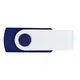 Флешка пластиковая на 16 Гб Twist White Color USB 3.0, синяя / белая - фото № 3