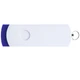 Флешка пластиковая на 32 Гб Elegance Color USB 2.0, синяя / белая - фото № 3