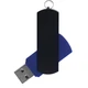 Флешка пластиковая на 32 Гб Elegance Color USB 2.0, темно-синяя / черная - фото № 1