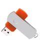 Флешка пластиковая на 32 Гб Elegance USB 3.0, оранжевая - фото № 2