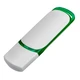 Флешка пластиковая на 32 Гб Ozon USB 2.0, белая / зеленая - фото № 1