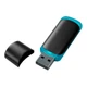 Флешка пластиковая на 32 Гб Ozon, USB 3.0, черная / бирюзовая - фото № 2