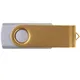 Флешка пластиковая на 32 Гб Twist Color Mix USB 2.0, серебристая / золотистая - фото № 3