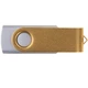 Флешка пластиковая на 32 Гб Twist Color Mix USB 2.0, серебристая / золотистая - фото № 3