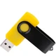 Флешка пластиковая на 32 Гб Twist Color Mix USB 2.0, желтая / черная - фото № 2