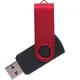 Флешка пластиковая на 32 Гб Twist Color Mix USB 3.0, черная / красная - фото № 1