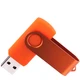 Флешка пластиковая на 32 Гб Twist Color USB 2.0, оранжевая - фото № 2