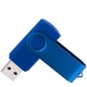 Флешка пластиковая на 32 Гб Twist Color USB 2.0, синяя - фото № 2