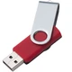 Флешка пластиковая на 32 Гб Twist Mix USB 2.0, красная / черная - фото № 2