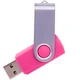 Флешка пластиковая на 32 Гб Twist USB 2.0, розовая - фото № 1