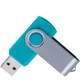 Флешка пластиковая на 32 Гб Twist USB 3.0, бирюзовая - фото № 2