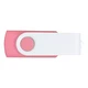 Флешка пластиковая на 32 Гб Twist White Color USB 3.0, розовая / белая - фото № 3