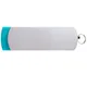 Флешка пластиковая на 4 Гб Elegance USB 2.0, бирюзовая - фото № 4