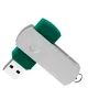 Флешка пластиковая на 4 Гб Elegance USB 2.0, зеленая - фото № 4