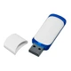 Флешка пластиковая на 4 Гб Ozon USB 2.0, белая / синяя - фото № 2