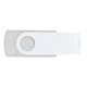 Флешка пластиковая на 4 Гб Twist Color USB 2.0, белая - фото № 3