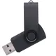 Флешка пластиковая на 4 Гб Twist Color USB 2.0, черная - фото № 1