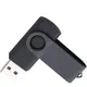 Флешка пластиковая на 4 Гб Twist Color USB 2.0, черная - фото № 2