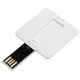 Флешка пластиковая на 64 Гб Card Kvadro USB 2.0, белая - фото № 4