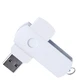 Флешка пластиковая на 64 Гб Elegance Color USB 2.0, белая - фото № 3