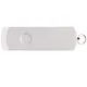 Флешка пластиковая на 64 Гб Elegance USB 2.0, белая - фото № 3