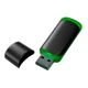Флешка пластиковая на 64 Гб Ozon, USB 2.0, черная / зеленая - фото № 2