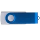 Флешка пластиковая на 64 Гб Twist Color Mix USB 2.0, серебристая / синяя - фото № 3