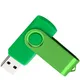Флешка пластиковая на 64 Гб Twist Color USB 2.0, салатовая - фото № 3