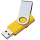 Флешка пластиковая на 64 Гб Twist Mix USB 2.0, красная / желтая - фото № 2