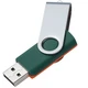 Флешка пластиковая на 64 Гб Twist Mix USB 2.0, оранжевая / зеленая - фото № 3