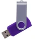 Флешка пластиковая на 64 Гб Twist USB 2.0, фиолетовая - фото № 1