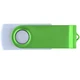 Флешка пластиковая на 64 Гб Twist White Color USB 2.0, белая / салатовая - фото № 2