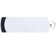 Флешка пластиковая на 8 Гб Elegance Color USB 2.0, черная / белая - фото № 4
