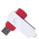 Флешка пластиковая на 8 Гб Elegance Color USB 2.0, красная / белая - фото № 2