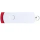 Флешка пластиковая на 8 Гб Elegance Color USB 2.0, красная / белая - фото № 3